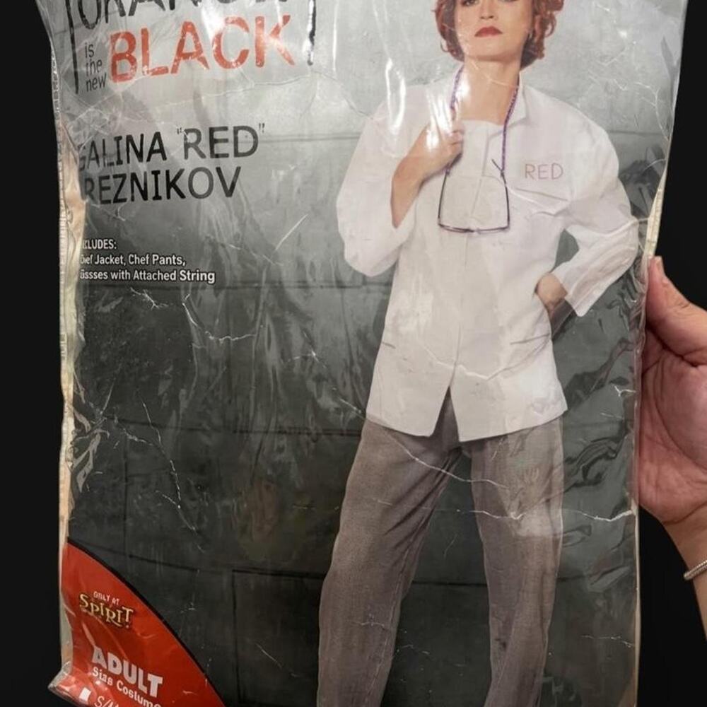 Orange Is the New Black Red Reznikov Costume Spirit Halloween Adult L XL 12-16